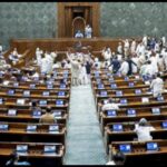 the-lok-sabha-session-was-postponed-until-monday-as-the-opposition-continued-protests-over-the-paper-leaks