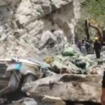 a-huge-rock-crushes-a-car-in-himachal-pradesh,-killing-13-people,-including-an-infant