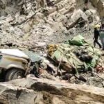 13-killed-after-landslide-rocks-hit-car-in-lahaul-spiti,-pm-expresses-grief