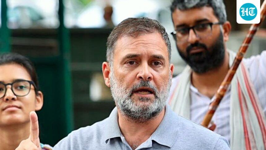 rahul-gandhi-says:-‘it-is-time-to-remove-this-government’-as-dharmendra-pradhan-resigns-amid-rjd-protest