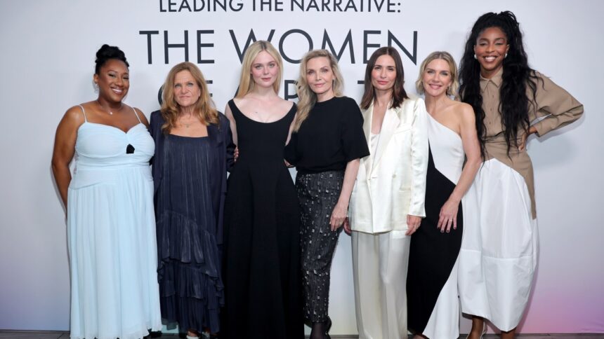 michelle-pfeiffer,-elle-fanning-and-rhea-seehorn-break-down-their-emmy-nominated-performances-at-thr’s-women-of-apple-tv-event
