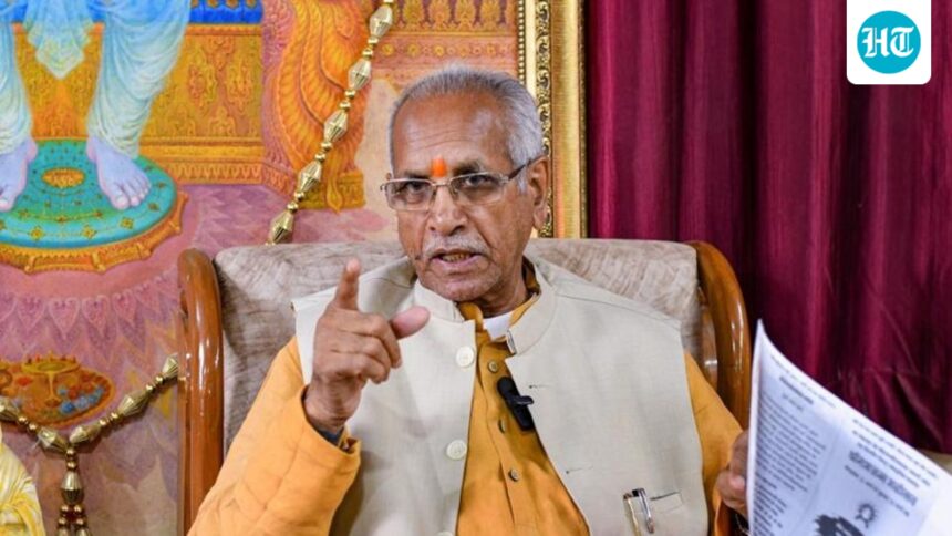 champat-rai-visits-ayodhya-temple-in-first-public-appearance-since-donation-row