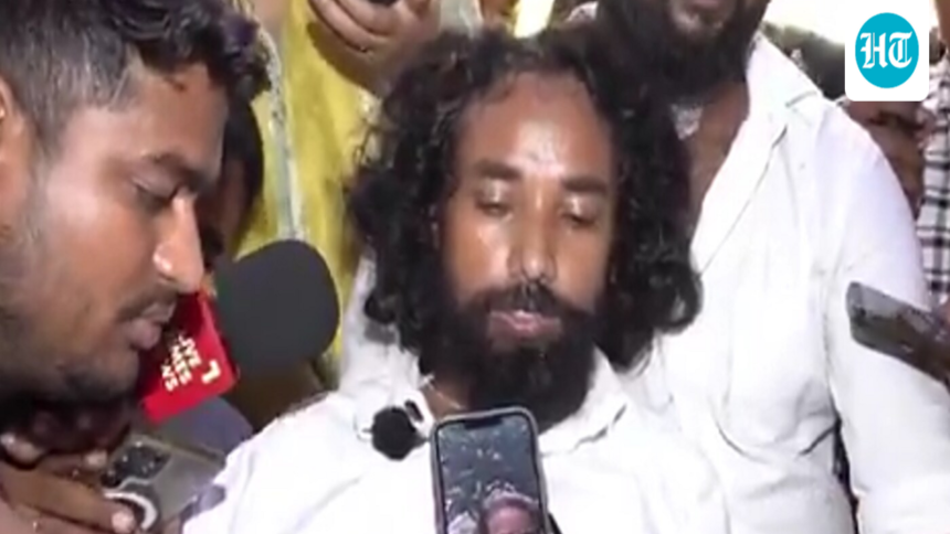 devendra-mahto,-student-leader-on-hunger-strike-in-jharkhand,-drinks-water-on-call-with-wangchuk-|-watch