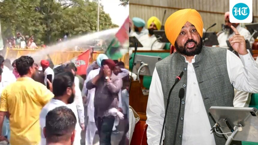 water-cannons,-‘lathi-charge’-in-punjab’s-chandigarh-as-youth-congress,-abvp-protest-against-paper-leaks-|-video
