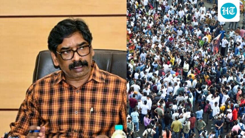 ‘hemant-soren-unfit-for-office’:-students-seek-jharkhand-cm’s-resignation-amid-protest,-plan-state-assembly-gherao