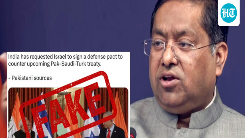 ‘fake-news’:-mea-rejects-report-that-india-approached-israel-for-defence-pact-after-pak-saudi-turkey-deal
