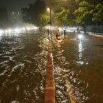 18-year-old-swept-away-while-crossing-drain-in-southeast-delhi-amid-heavy-rain,-search-underway