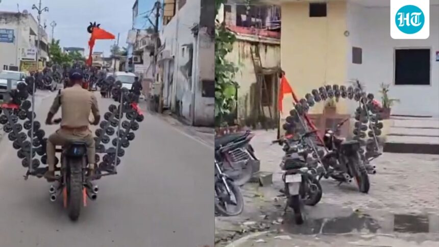 100+-horns-on-a-bike?-video-of-uttarakhand-police-‘seizing’-modified-motorcycle-goes-viral