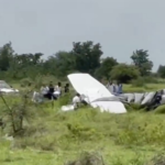 training-plane-skids-while-landing-at-baramati,-where-ajit-pawar-died-in-crash