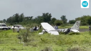 training-plane-skids-while-landing-at-baramati,-where-ajit-pawar-died-in-crash