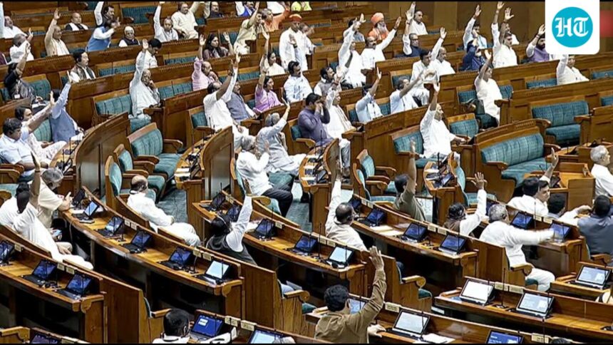 lok-sabha-adjourned-within-4-mins-as-opposition-sticks-to-shah-statement-demand