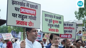 after-cjp-and-opposition-protests,-nda-counters-with-‘rahul,-bhaago-mat’-march-in-parliament