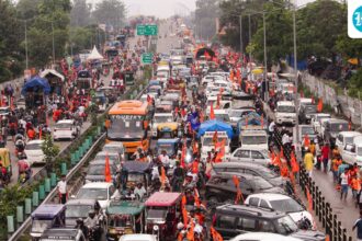on-final-day-on-yatra,-relay-race-like-‘daak-kanwar’-takes-spotlight