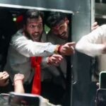 chaos-in-ranchi:-110-abvp-workers-detained,-protesters-climb-on-police-bus