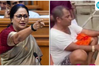 ‘put-some-clothes-on’:-rekha-gupta-slams-aap-mla-over-video-showing-him-in-vest-and-shorts