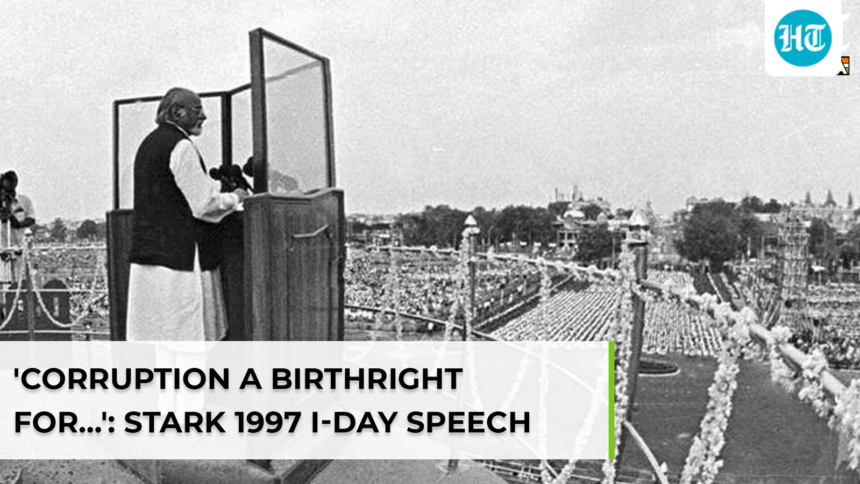 ‘those-who-consider-corruption-a-birthright…’:-in-1997-independence-day-speech,-pm-gujral’s-appeal