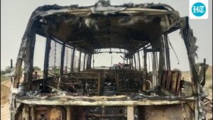 17-children-escape-narrowly-as-school-bus-catches-fire-in-rajasthan’s-jaisalmer