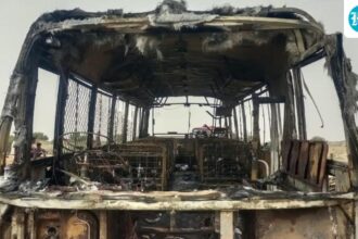 17-children-escape-narrowly-as-school-bus-catches-fire-in-rajasthan’s-jaisalmer