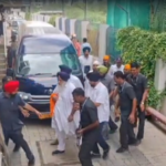 former-punjab-deputy-cm-sukhbir-badal-attacked-near-nanded-sahib-gurdwara-in-maharashtra