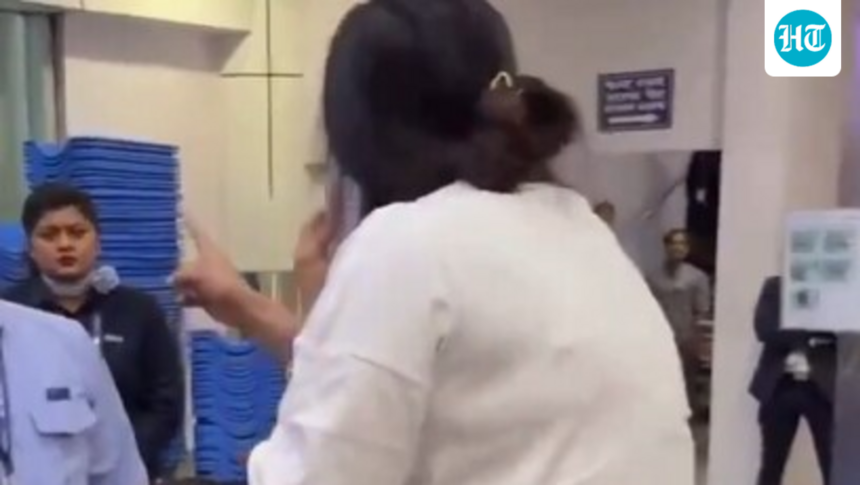 woman-damages-airport-property-worth-₹49,000-after-indigo-flight-cancellation-in-bhubaneswar,-fir-lodged