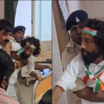 devendra-mahto-stopped-from-tiranga-yatra-by-police-in-jharkhand.-he-protests-from-hospital-floor-|-watch