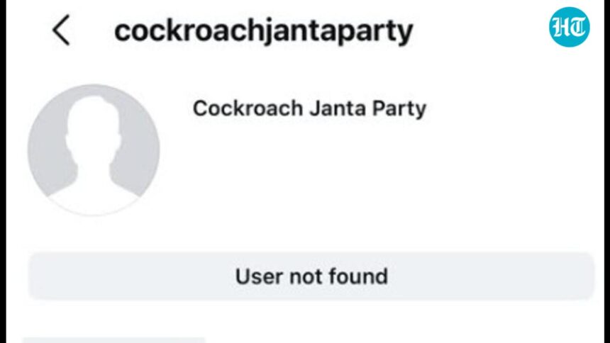 cockroach-janta-party’s-instagram-account-blocked-for-two-hours
