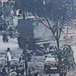 pune-boy,-11,-dies-under-truck-wheels-after-bike-skids-on-broken-road;-cctv-captures-crash