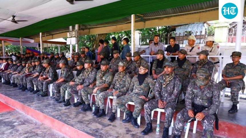 manipur:-chief-of-banned-outfit,-46-cadres-surrender-with-arms-before-cm