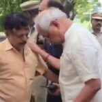 man-falls-unconscious-near-kerala-lok-bhavan,-governor-arlekar-rushes-to-his-aid
