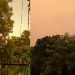 ‘feels-like-venus’:-delhi-ncr-residents-stunned-as-sky-turns-strangely-yellow-amid-rain