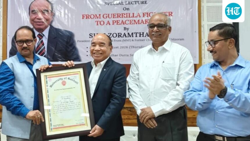 once-a-rebel,-ex-mizoram-cm-zoramthanga-finally-collects-his-degree-60-yrs-later