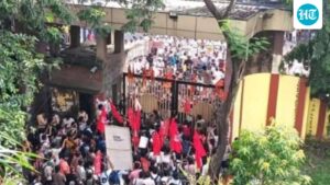 bengal:-abvp,-left-student-wings-clash-at-jadavpur-university;-gate-logo-damaged