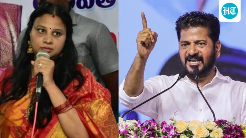 telangana-minister’s-daughter-challenges-cm-revanth-reddy:-‘who-is-he-to-decide-my-ticket?’