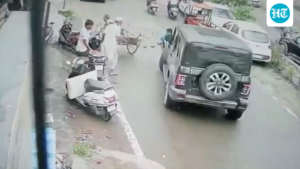 wanted-accused-fleeing-stf-allegedly-runs-over-pedestrian-with-thar-in-punjab’s-ludhiana