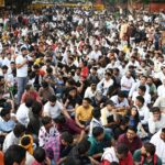 several-detained-after-300-people-gathered-at-delhi’s-connaught-place-to-protest-reservation