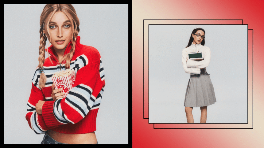 emma-chamberlain-fronts-j.crew’s-fall-campaign-with-a-“tiny”-take-on-its-heritage-rollneck-sweater