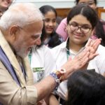 ‘high-fives,-smiles-and-more’:-pm-modi-celebrates-raksha-bandhan-with-school-children