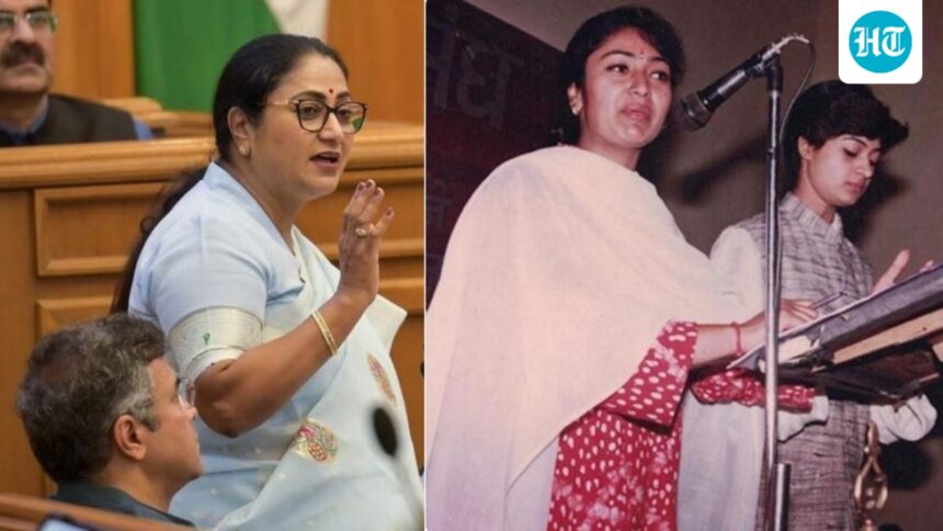 before-becoming-delhi-cm,-rekha-gupta-was-dusu-president-on-a-scooter;-this-congress-leader-was-her-rival