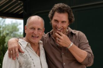 ‘brothers’-review:-matthew-mcconaughey-and-woody-harrelson-get-squandered-in-an-apple-sitcom-that’s-barely-alright,-alright,-alright