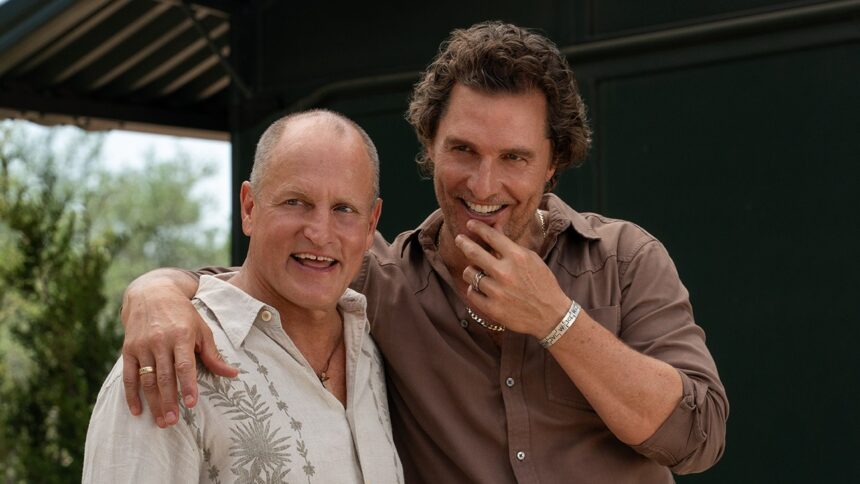 ‘brothers’-review:-matthew-mcconaughey-and-woody-harrelson-get-squandered-in-an-apple-sitcom-that’s-barely-alright,-alright,-alright