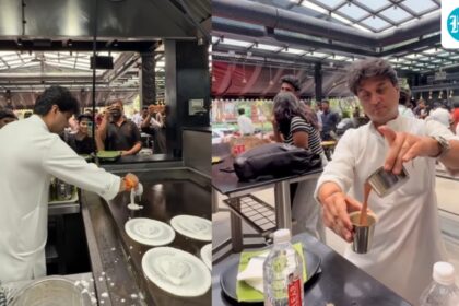 jyotiraditya-scindia-dorns-chef’s-role,-makes-‘hot-dosas,-filter-coffee’-at-rameshwaram-cafe-in-bengaluru