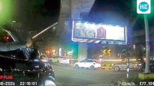 mother-daughter’s-car-smashed-on-gurugram-stretch-where-biker-sia-chauhan-was-rammed