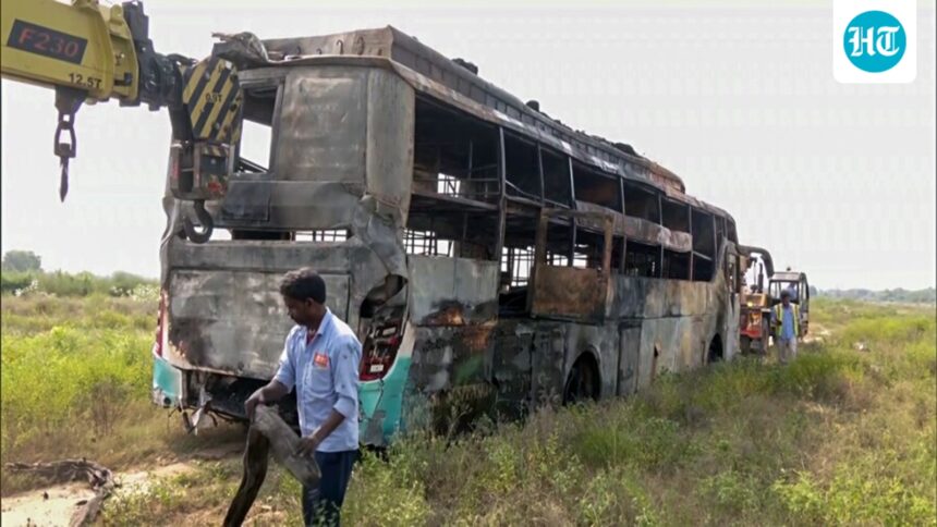 greater-noida-bus-that-caught-fire-had-9-challans-in-delhi-for-overspeeding,-improper-parking