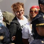 susan-sarandon,-hannah-einbinder-detained-at-united-nations-netanyahu-protest