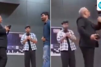 ‘jaldi-kar,-panvel-nikalna-hai’:-ahmedabad-prof-heckled-by-bollywood-dialogue,-grabs-student-by-collar-|-video