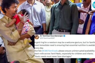 bjp-flags-milk-crisis-in-tamil-nadu-as-cm-vijay-launches-gold-ring-scheme-for-newborns:-‘nutrition-is-immediate-need’