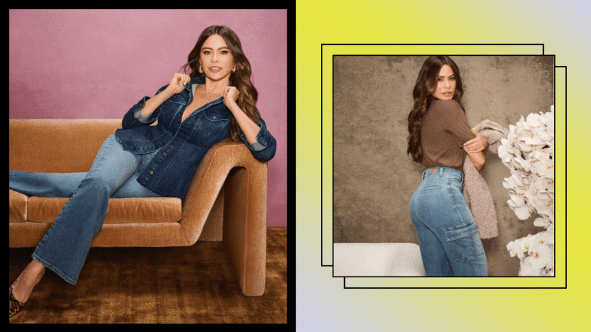 sofia-vergara-doubles-down-on-denim-with-latest-walmart-collection,-including-butt-lifting-jeans-under-$30