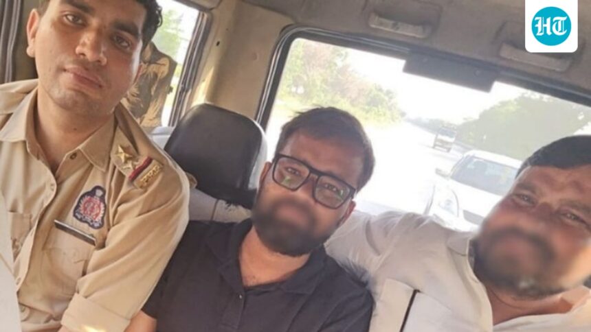 two-congress-leaders-arrested-for-‘gaddar’-graffiti-at-gyanesh-kumar’s-agra-home