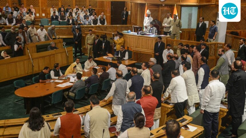j&k-assembly-witnesses-brief-disruption-over-withdrawal-of-bill-to-increase-mlas’-salaries