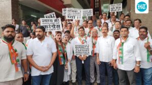 ‘purification’-row:-congress-stages-protest-over-fir-against-rahul-gandhi